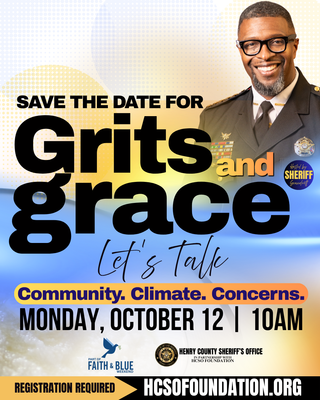 Grits and Grace: Let's Talk flyer